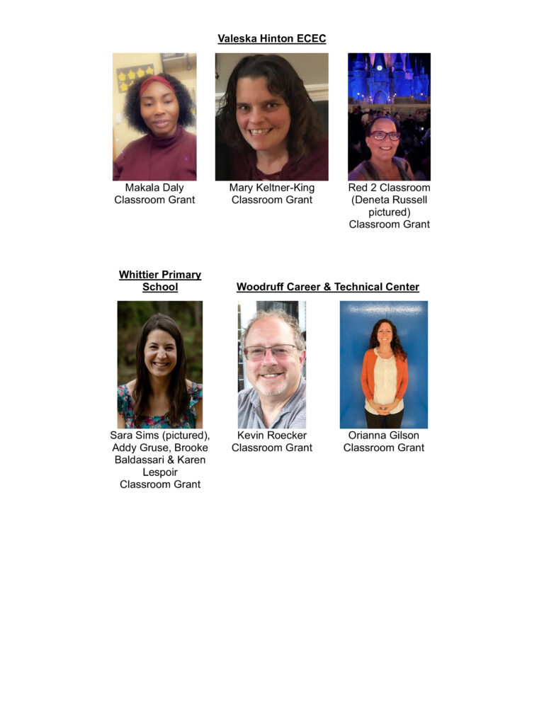 Classroom Grant Recipients 2025-4