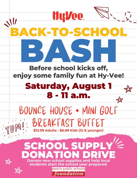 Hy-Vee Back To School Bash 8.01.26